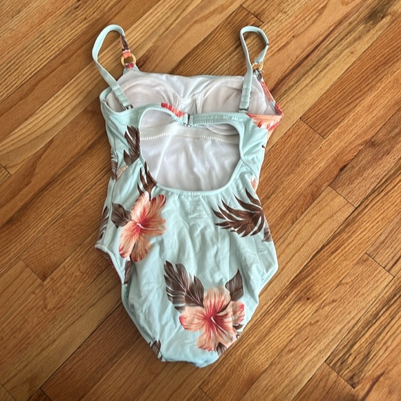 LEILANI vintage floral one piece size 6 - Picture 3 of 3